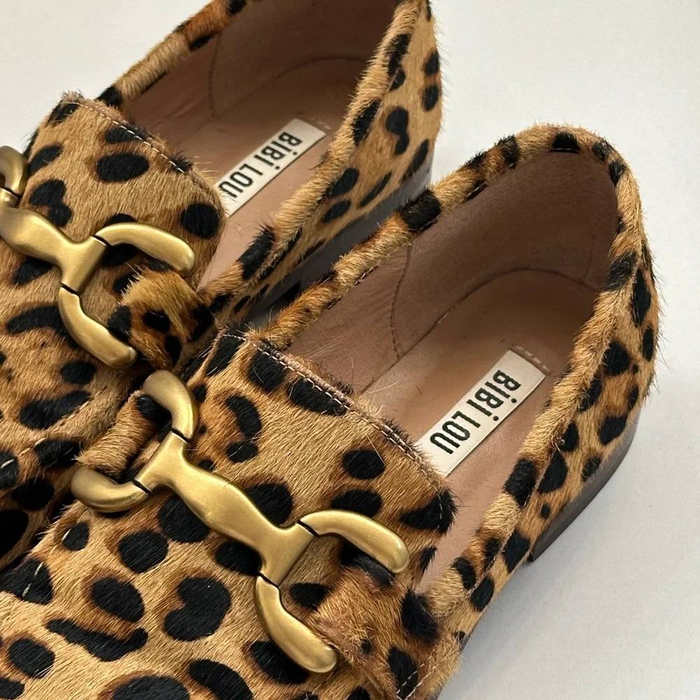 Bibi Lou Leopard Print Zagreb Loafers – Like New - Picture 4 of 14